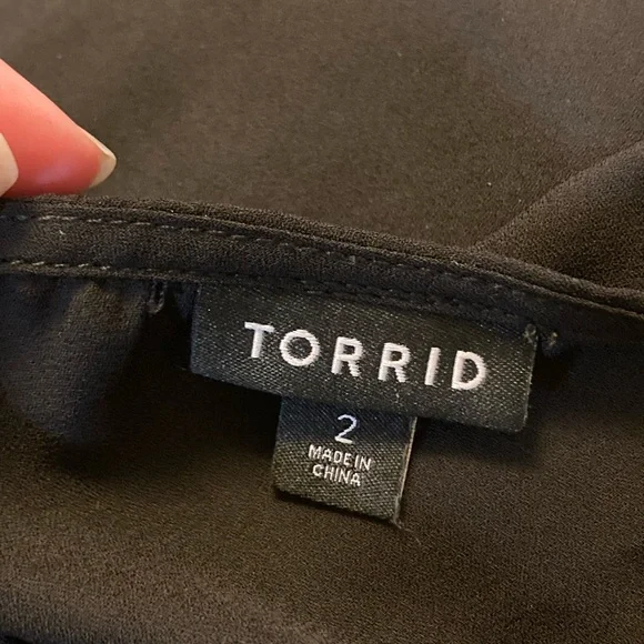 🆕❤️Torrid- Babydoll Georgette Flutter Sleeve Blouse - Picture 8 of 10